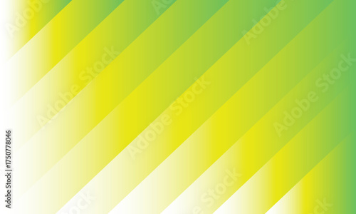 Diagonal Green and Yellow Gradient Stripes Background