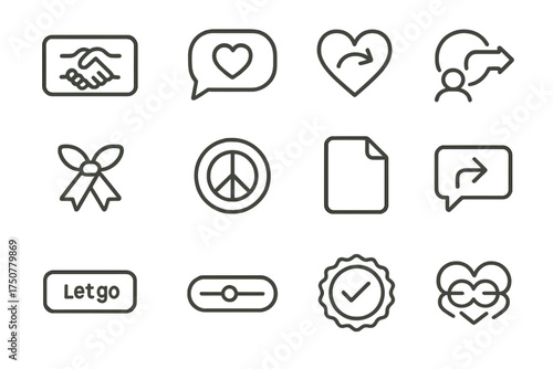 Forgiveness digital reset icons open vector tag file icon slider handshake heart