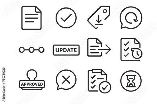 Delivery final timeline deliverable workflow file icon icons vector badge countdown revision