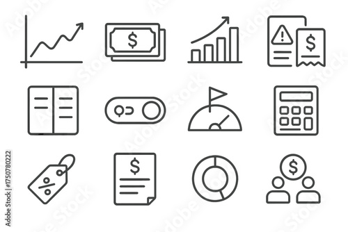 Income freelance deduction financial unpaid money icon method alert dashboard goal ring