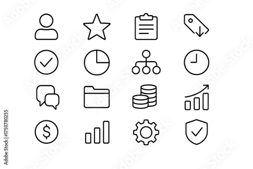 Dashboard icons dimension icon freelancer perspective isometric collection overview vector page