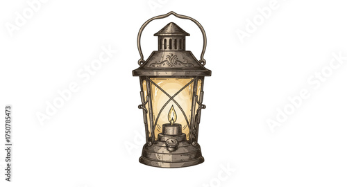 old oil lamp