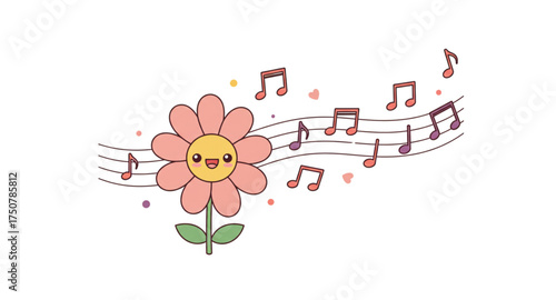 funny cartoon flower