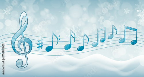 music notes background