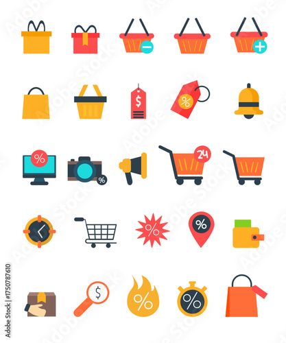 Cyber Monday Sales Icon Sets