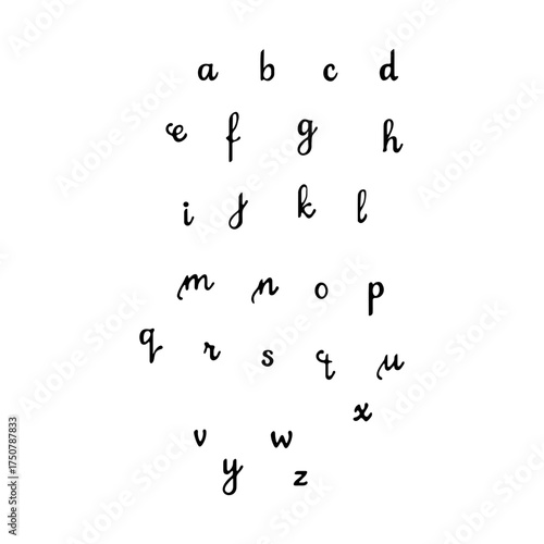 Small alphabet icon
