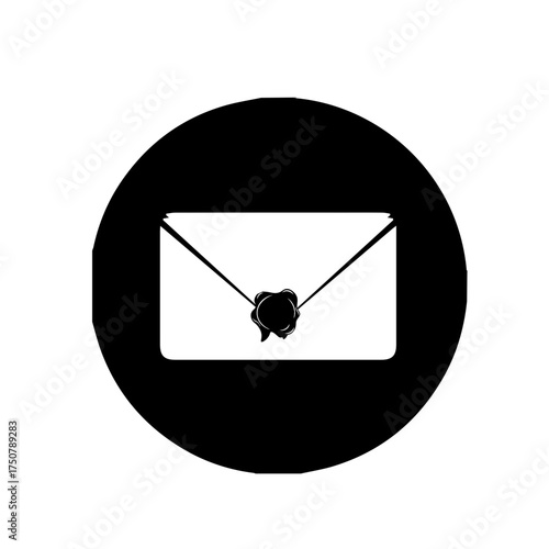 Secure Confidential Mail Document Icon