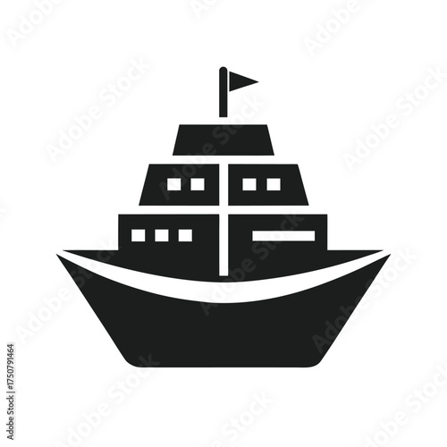 ship silhouette vector