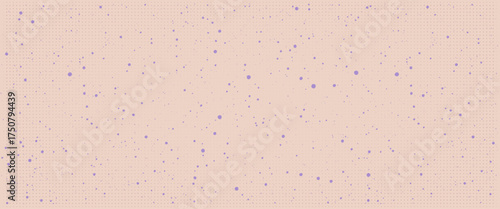 An ecru halftone paper for craft and memo with a parchment and tan background or a rustic vintage design.