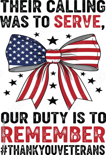 "Veterans Day T-Shirt Design PNG - Thank You Veterans Military Tribute Graphic"