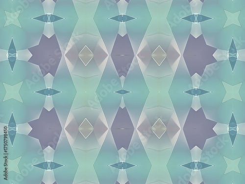 seamless pattern with geometric shapes