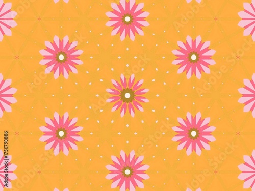 seamless pattern with flowers