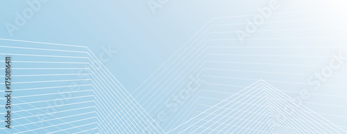 A light blue background with a gradient effect, featuring white line patterns. The blue background is smooth and modern. Geometric gradient background vector. Blue background.
