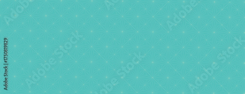 Turquoise geometric background with a turquoise color and subtle triangular patterns. The background is modern and textured. Minimal geometric star vector pattern background