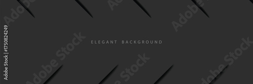 Sophisticated dark gray background texture with subtle shadows for stylish presentations and modern designs, ideal for creating premium branding and minimalist layouts