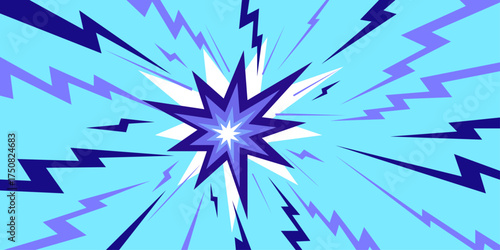 Lightning, blast zap explosion abstract background