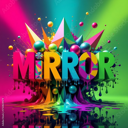 mirror text