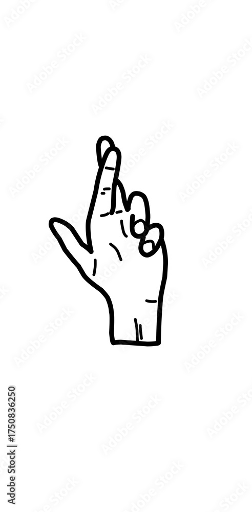 Obraz premium hand sign illustration