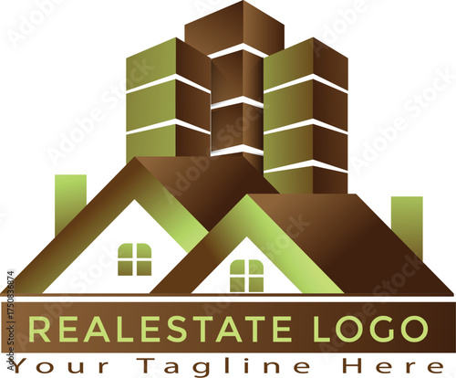 Modern Real Estate Logo Design | Minimal Property & Realtor Branding Icon