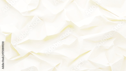 white crumpled paper texture