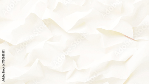 white crumpled paper texture
