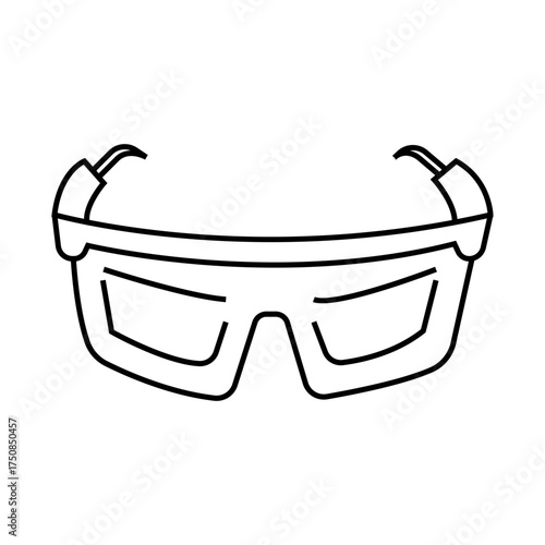 Safety Goggles icon desigbn