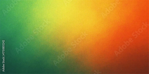 Abstract pixelated mosaic background with a vibrant gradient transitioning from deep green to bright yellow and fiery orange