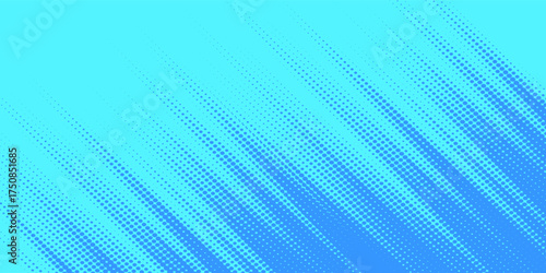 Dynamic Blue Abstract Background with Lines and Dots for Modern Design