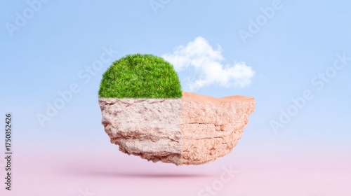 Save the earth a juxtaposition of paradise and desolation for a sustainable future