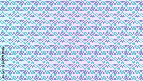 Pastel Geometric Interlocking Pattern Seamless Background Vector