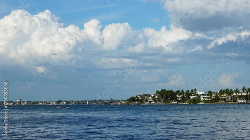 Sarasota, Florida USA - Sep 15, 2025: the sarasota beach sun set landscape and bird	
