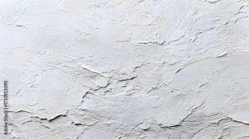 Abstract textured white background with rough, layered plaster details.