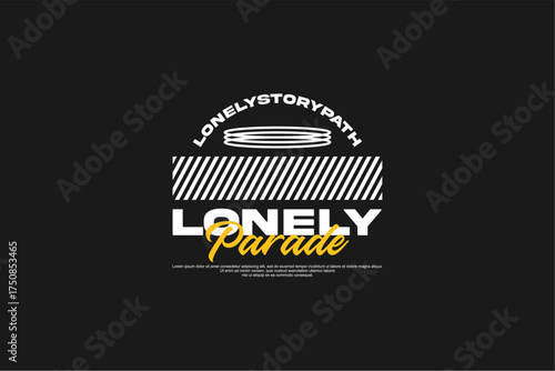 streetwear urban fashion template for printing