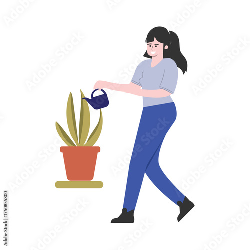 Gardening Vector Illustration Which can easily edit or modify