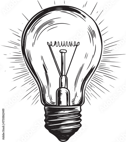 lamp vector poster art desig logo