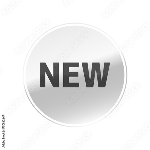 光沢のあるアイコン_NEW_M＋1c font_線囲み丸型_SILVER