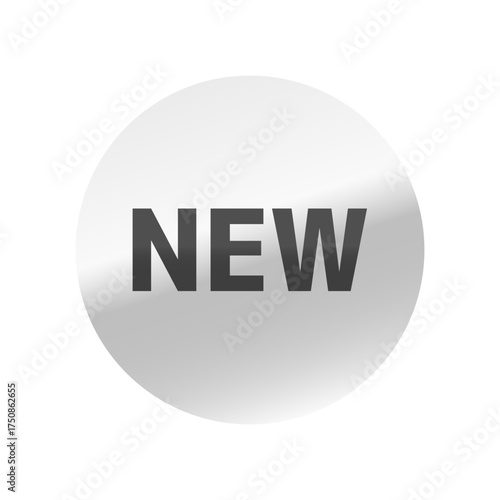光沢のあるアイコン_NEW_M＋1c font_丸型_SILVER