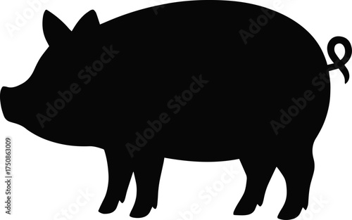 Pig Adobe Illustrator AI Source File – Fully Editable & Convertible (EPS, SVG, PNG, JPEG, DXF, PDF)
