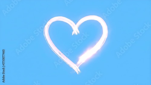 Drawing a Heart Shape Animation
