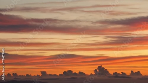 Lavender Peach Sunset Sky - 4K Dreamy Horizon for Calming Visuals & Wall Decor