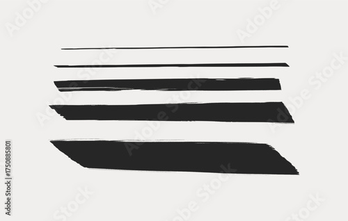 Set of marker vector ovals. Round mark on white for text highlighting. Hand drawn encircle signs collection.