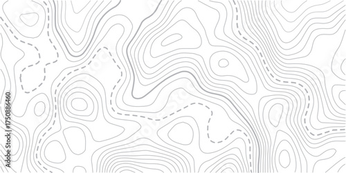 Black and white lines seamless Topographic map patterns,its very attractive and gorgeous. topography line map. Vintage outdoors style.Abstract topo contour map on white background, Topographic map Top
