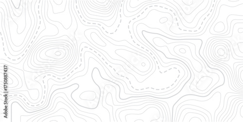 Black and white lines seamless Topographic map patterns, topography line map. Vintage outdoors style.Abstract topo contour map on white background, Topographic map Topographic contour lines map seamle
