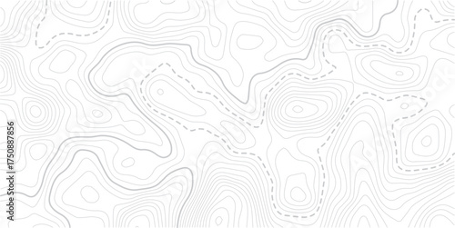 Black and white lines seamless Topographic map patterns, topography line map. Vintage outdoors style.Abstract topo contour map on white background, Topographic map Topographic contour lines map seamle