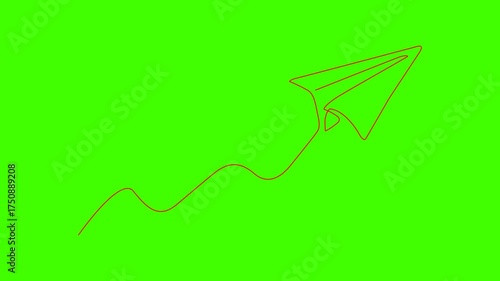 Flying Paper Plane Motion – Representing Imagination, Playfulness, and Freedom