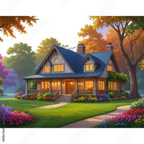 Wallpaper Mural Beautiful home Torontodigital.ca