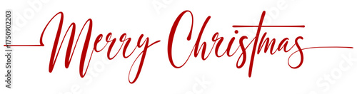 Merry christmas lettering calligraphy vector eps