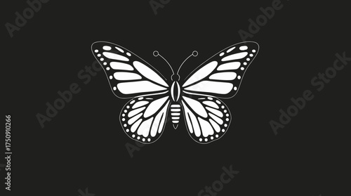 Illustration of a clear glass bottle with a red label displaying the word "VODKA".