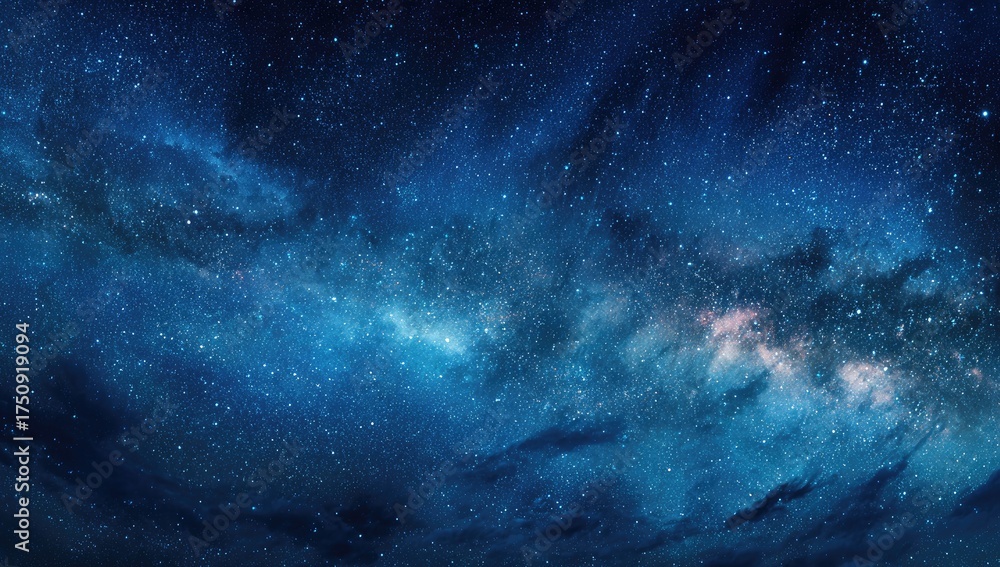 Fototapeta premium Deep space night sky panorama