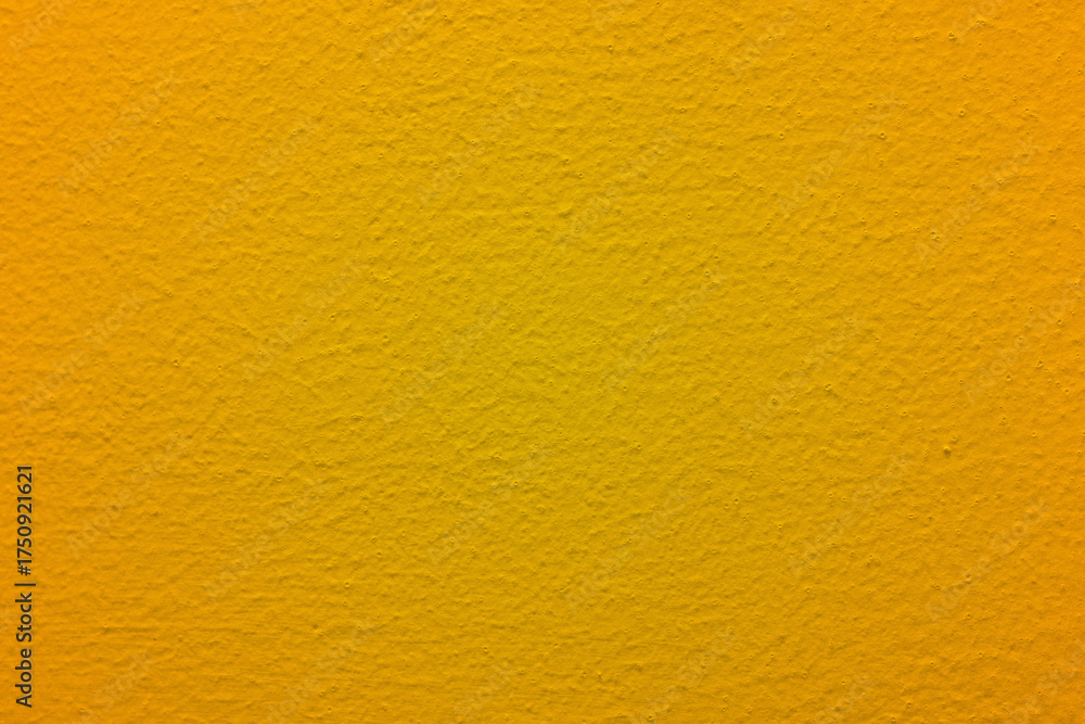 Naklejka premium yellow wall texture grudge background with light in the middle and dark on the edges